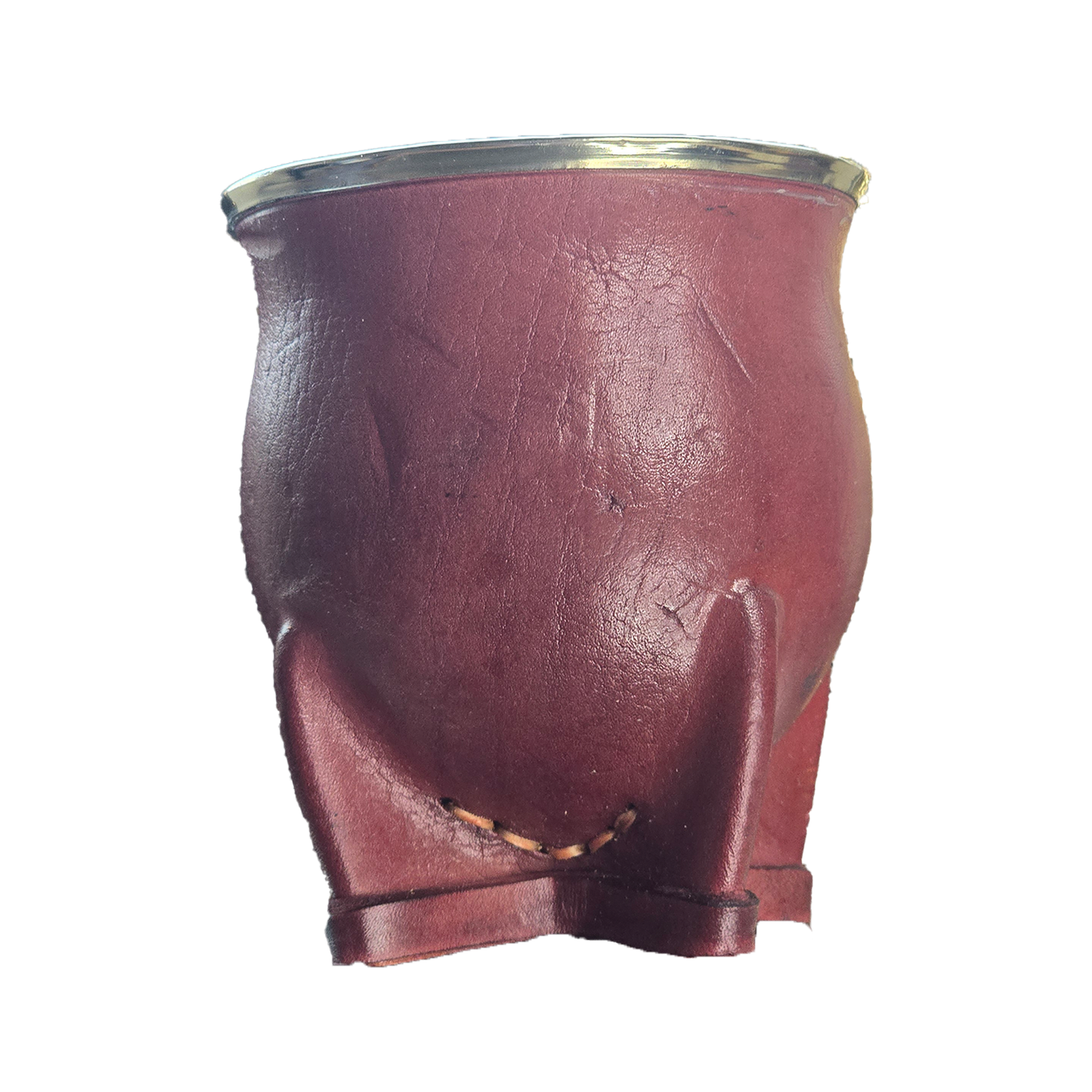 Camionero Leather Handmade Gourd (Calabash)