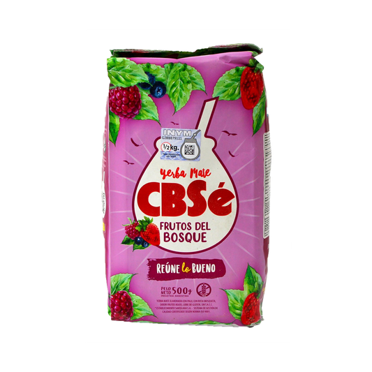 CBSé Yerba Mate Berries Flavor 500g