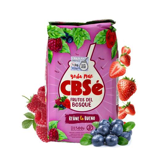 CBSe Yerba Mate Berries Flavor 500g