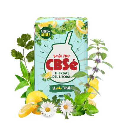 CBSe Yerba Mate Hierbas del Litoral (Mixed Herbs & Lemon) 500g