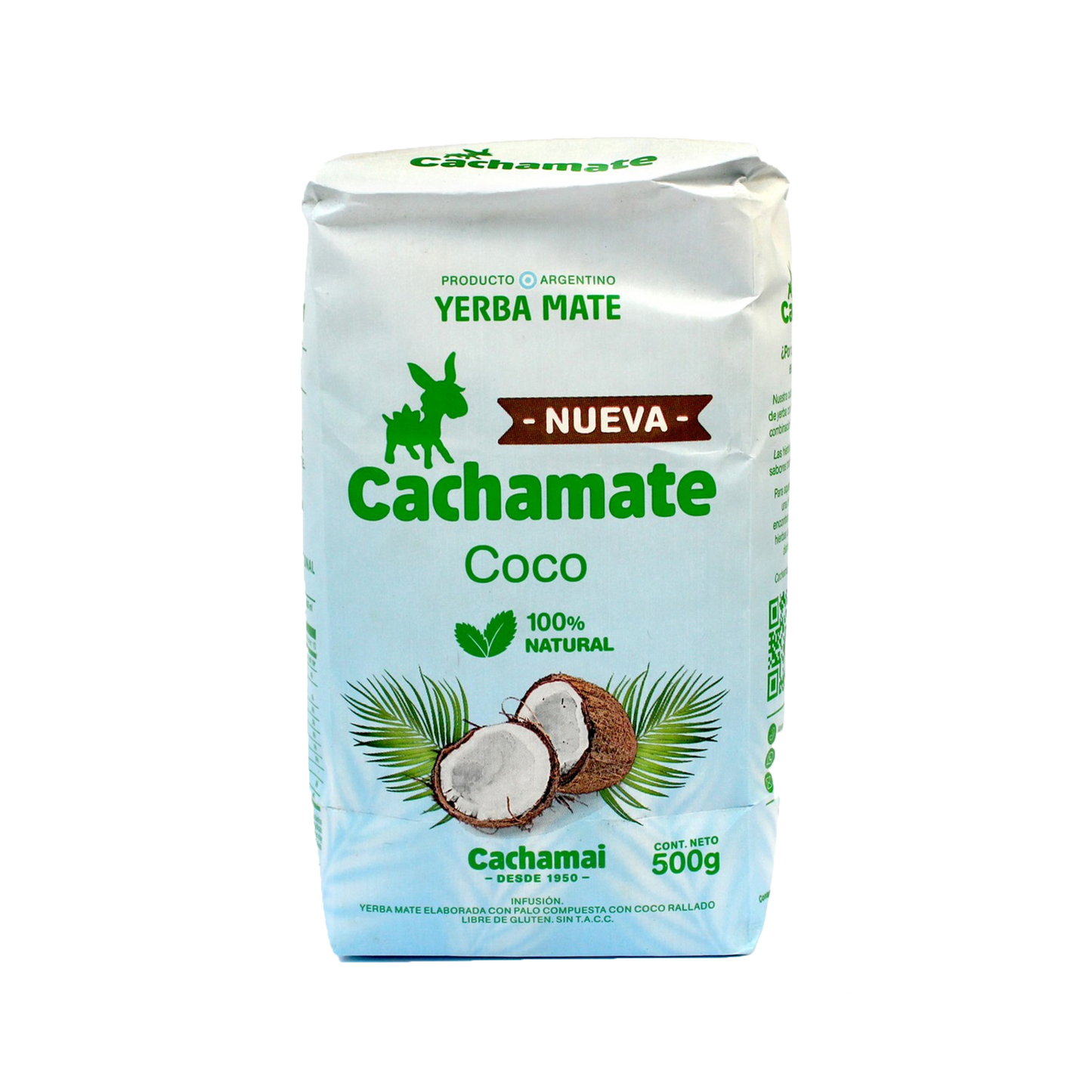 Cachamate Yerba Coconut Flavor 500g