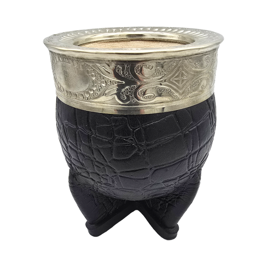 Imperial Croco Handmade Gourd (Calabash)