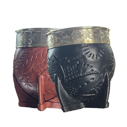 Imperial Leather Handmade Gourd (Calabash)