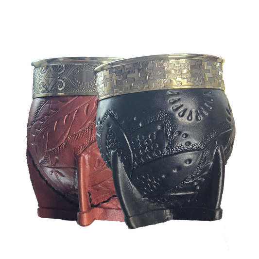 Imperial Leather Handmade Gourd (Calabash)