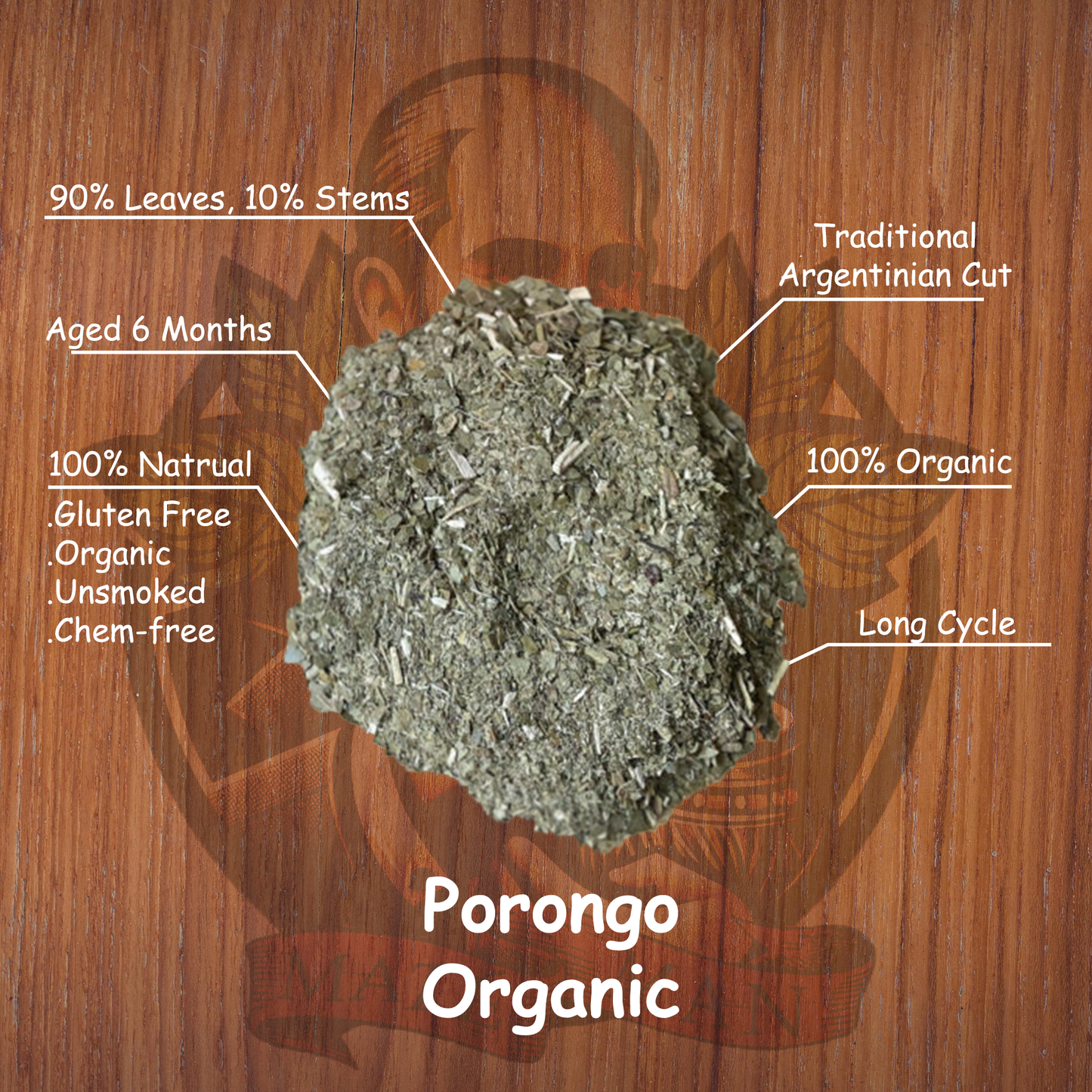 Porongo Organic Yerba 500g