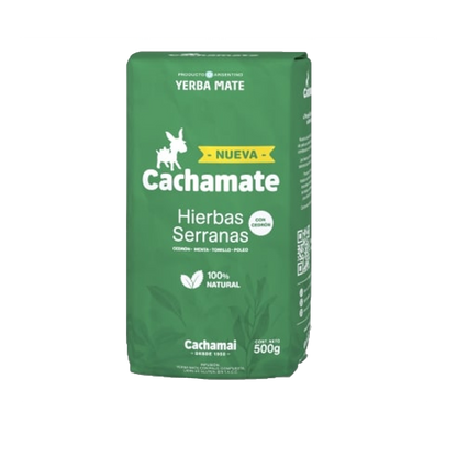 Cachamate Yerba with Hierbas Serranas (Mountain Herbs) 500g