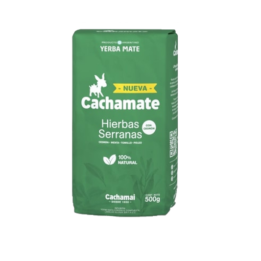 Cachamate Yerba with Hierbas Serranas (Mountain Herbs) 500g