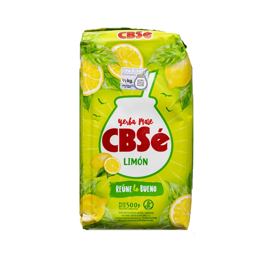 Yerba Mate CBSe Lemon Herbal Tea, Front Packet