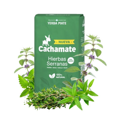 Cachamate Yerba with Hierbas Serranas (Mountain Herbs) 500g