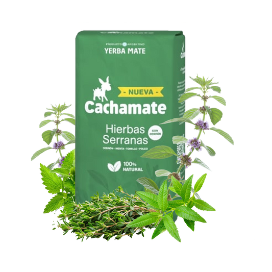 Cachamate Yerba with Hierbas Serranas (Mountain Herbs) 500g