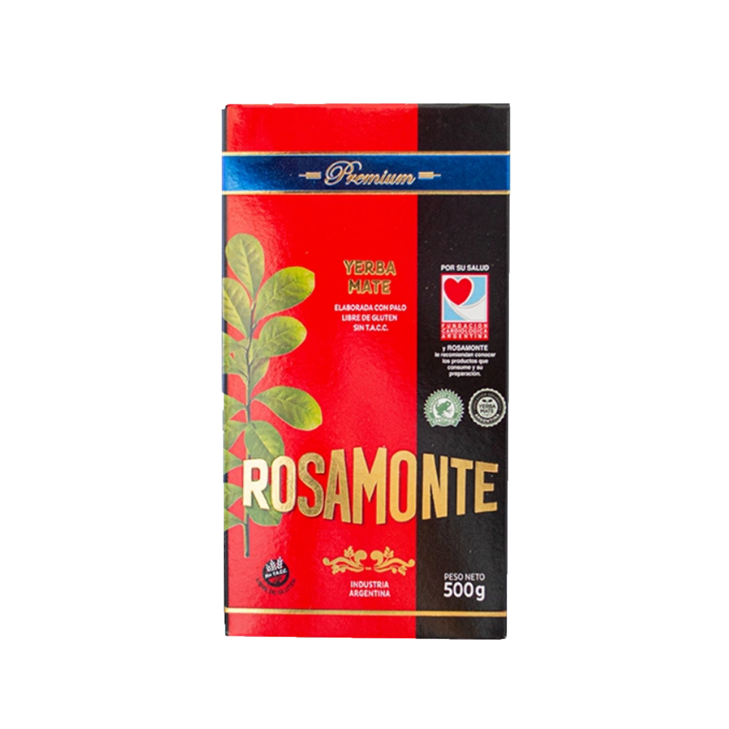 Yerba Mate Rosamonte 500g, Front Packet